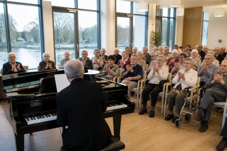 À Troyes, un récital intimiste d’Hugo Bach enchante les résidents de Stella
