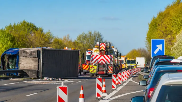 A84 fermée après le renversement d’un poids lourd : perturbations pour les trajets vers Caen