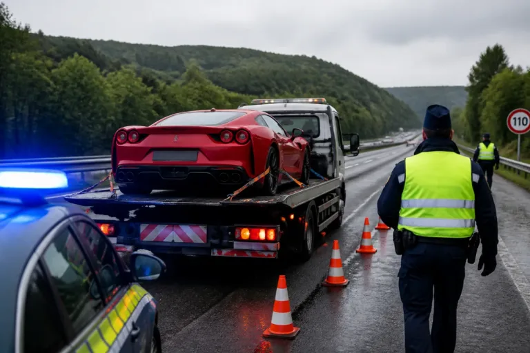 A89 en Corrèze : une Ferrari saisie après un contrôle à 200 km/h près de Chanteix