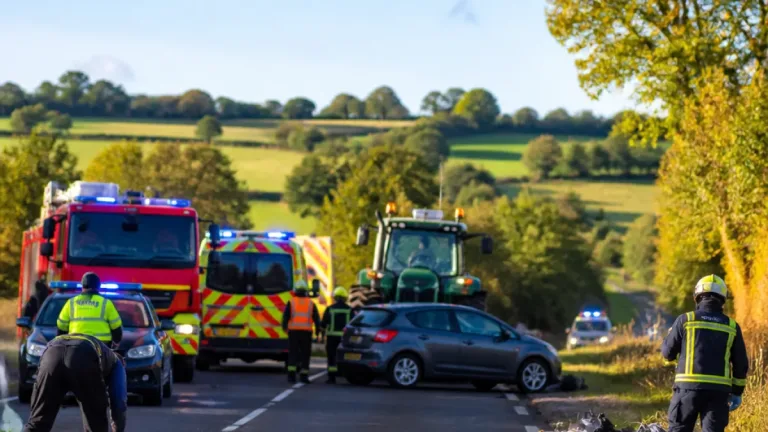 Accident à Cuiseaux : une passagère de moto dans un état critique après une collision sur la D972