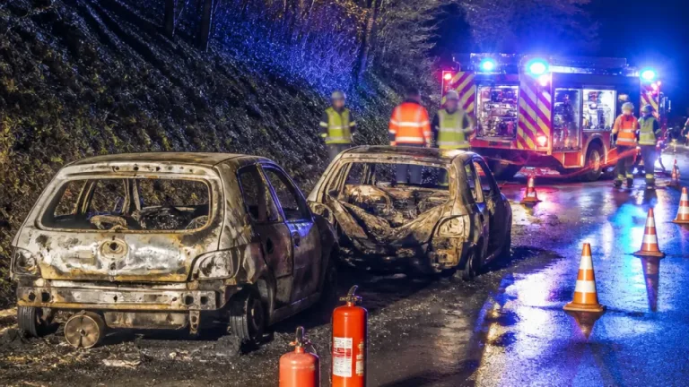 Accident frontal à Til‑Châtel : trois blessés, la RD974 coupée après un départ de feu