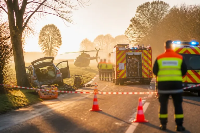 Accident près de Belfort : une jeune femme évacuée par hélicoptère à Menoncourt