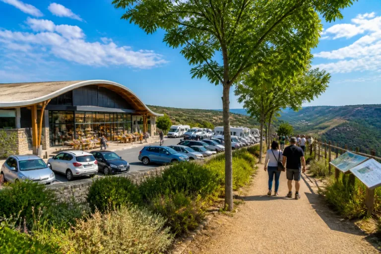 Affluence record sur l’aire de la Lozère : la vitrine du département sur l’A75