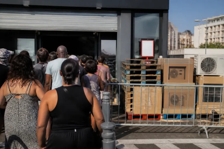 Afflux chez Lidl: ruées et tensions jusqu’à Nanterre pour des climatiseurs à bas prix