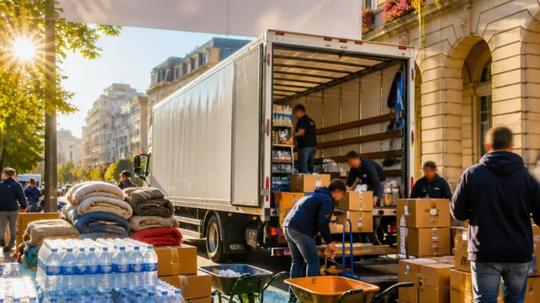 Agen : forte mobilisation départementale pour acheminer des dons vers Bordeaux