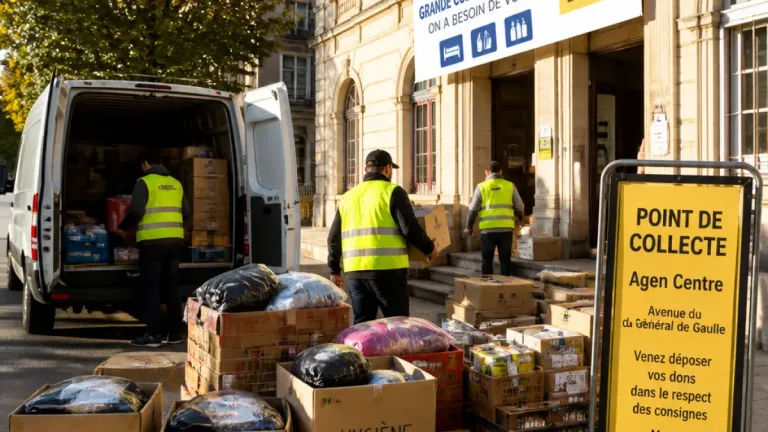 Agen : une collecte municipale ce week-end pour les sinistrés des incendies en Gironde et Landes