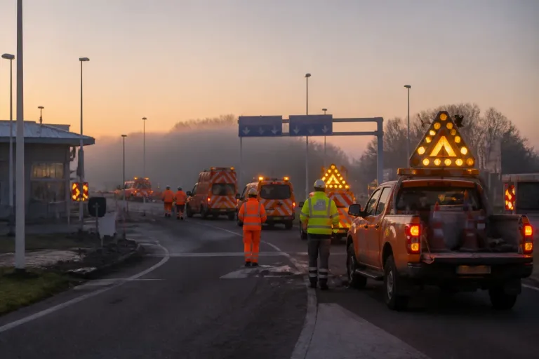 Agents des routes en convoi: de l’Indre vers Limoges, une mobilisation pour la sécurité