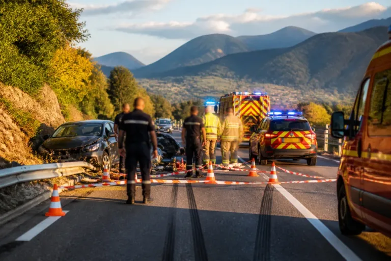 Aiton (RD 1090) : un homme décède après une sortie de route, la circulation perturbée