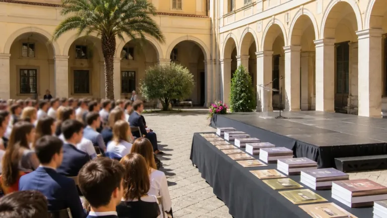 Ajaccio : 73 lauréats « mention très bien » reçus dans la cour du Palais Fesch