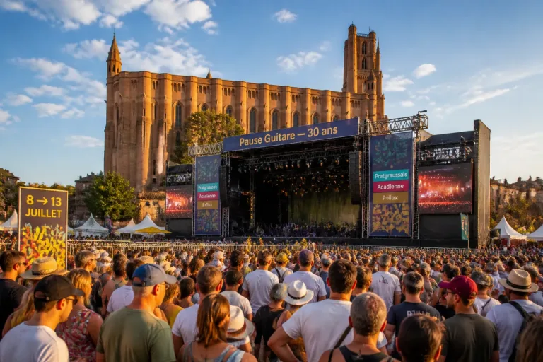 Albi : Pause Guitare célèbre ses 30 ans, ouverture gratuite et trois scènes en ville