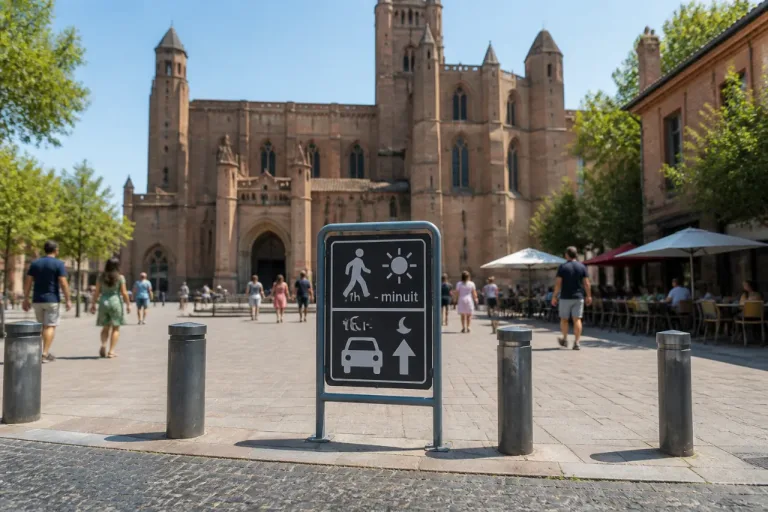 Albi piétonnise la place Sainte‑Cécile une grande partie de la journée tout l’été