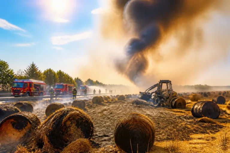Albi : un feu ravage cinq hectares près de Florentin, la voie rapide observée par la fumée