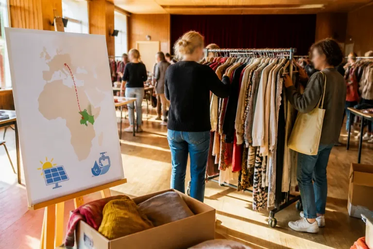 Albi : un vide-dressing solidaire finance la rénovation d’une maternité au Bénin