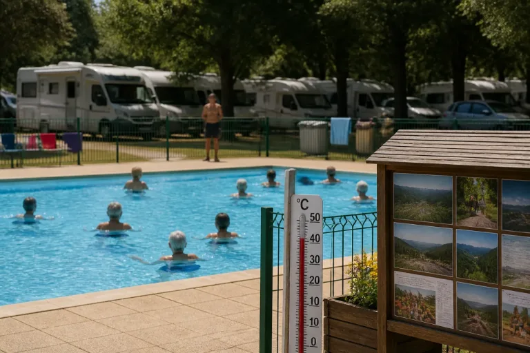 Alboussière: le camping municipal casse ses prix et ouvre sa piscine aux aînés en canicule