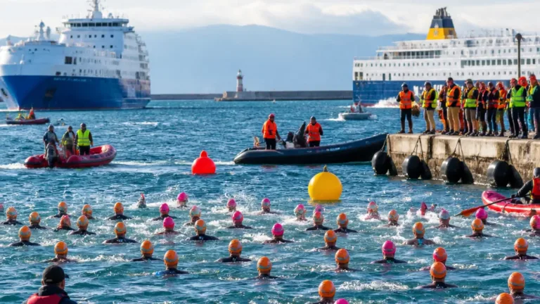 Aldilonda Swim à Bastia : Bereni s'impose malgré un libecciu et une mer hostile