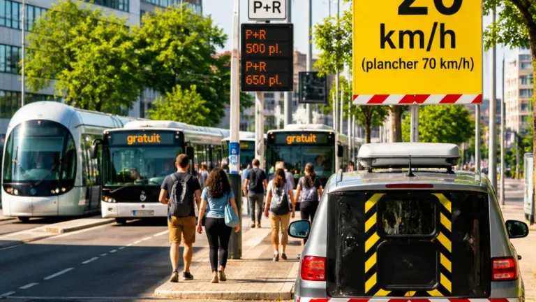 Alerte pollution dans le Bas‑Rhin : vitesse réduite et transports gratuits à Strasbourg samedi