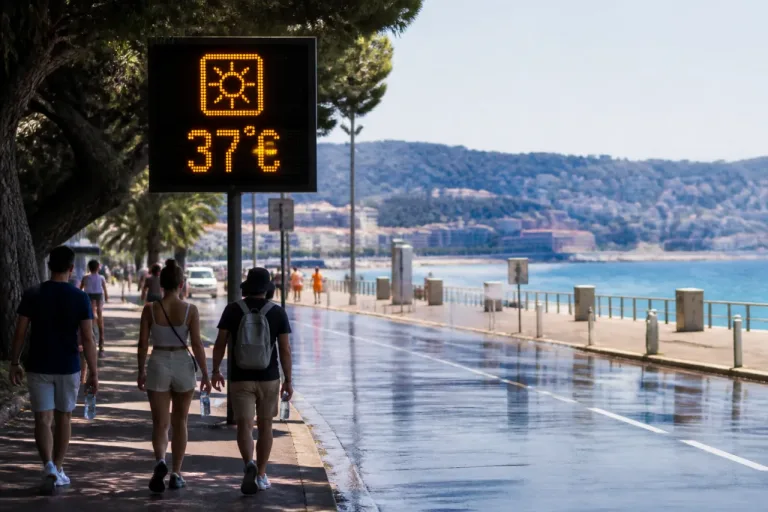 Alpes-Maritimes en vigilance orange canicule : jusqu’à 37 °C attendus
