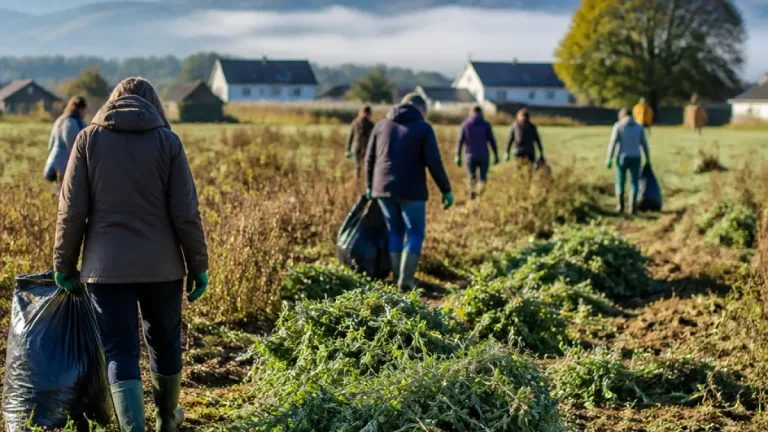 Ambroisie : campagne d'arrachage à Momères face à une invasion inquiétante en Bigorre