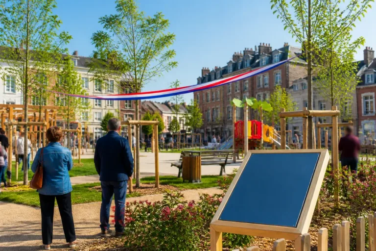 Amiens : inauguration du square des Acacias mais questions sur l'avenir du budget participatif