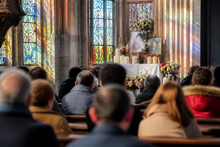 Amiens : la cathédrale accueille l'hommage à Sarah, 20 ans, victime d'un féminicide