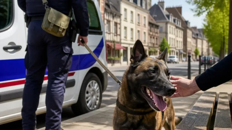 Amiens : une caresse à un chien de police coûte 150 euros, quel risque pour les passants ?