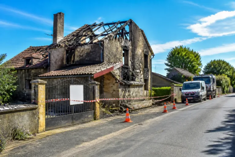 Angeot : une maison incendiée menace la route, la mairie recherche ses propriétaires