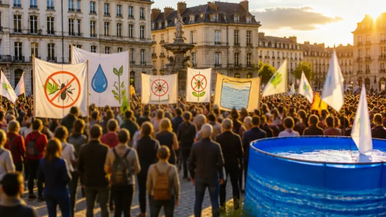 Angers : près de 200 personnes mobilisées contre le projet de loi d’urgence agricole
