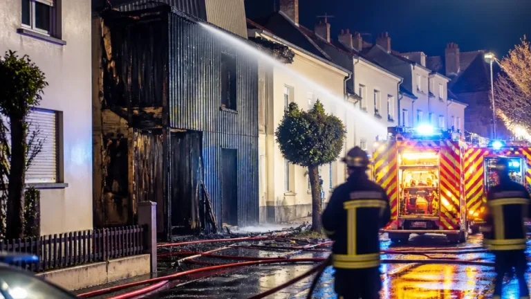 Angers : un incendie nocturne détruit l’extension d’une maison rue de la Madeleine