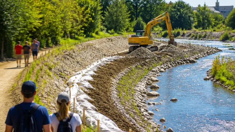 Angoulême : restauration écologique de l’Anguienne, un chantier au service de la biodiversité