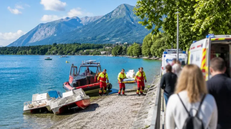 Annecy : collision entre deux bateaux à Saint-Jorioz, deux personnes hospitalisées