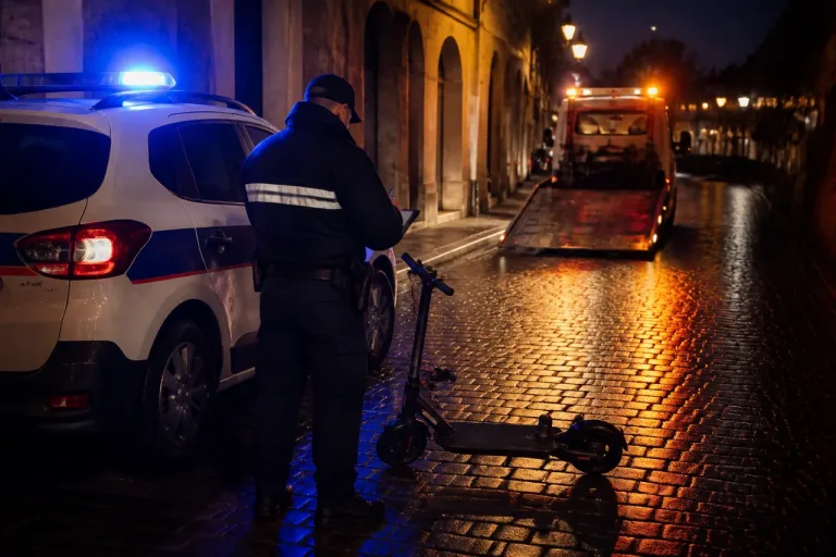 Annecy : interpellation nocturne à trottinette et convocation en justice en octobre