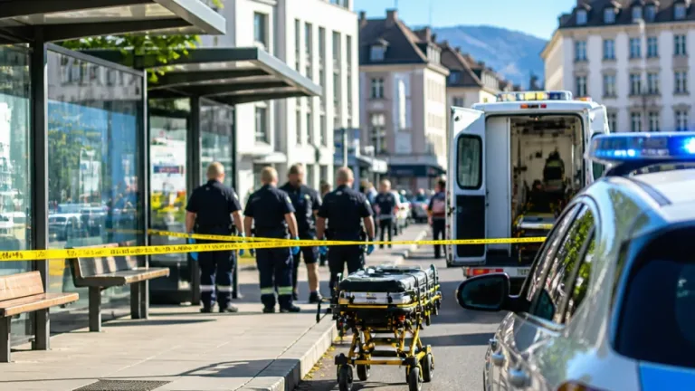Annecy : un retraité frappé sans raison près du pôle d’échange de la rue Vaugelas
