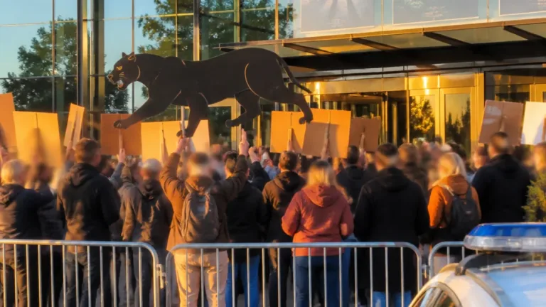Antibes : des militants protestent contre l'utilisation d'une panthère dans « Le Triangle d'or »