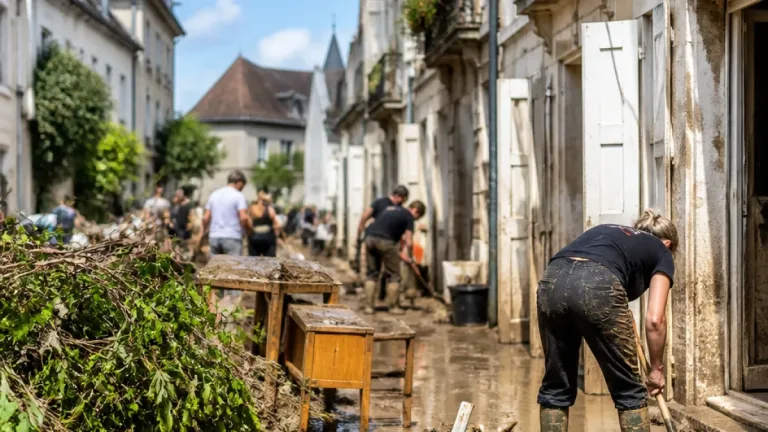 Après l'orage du 15 juillet, le quartier du Verron (La Flèche) se relève grâce à la solidarité
