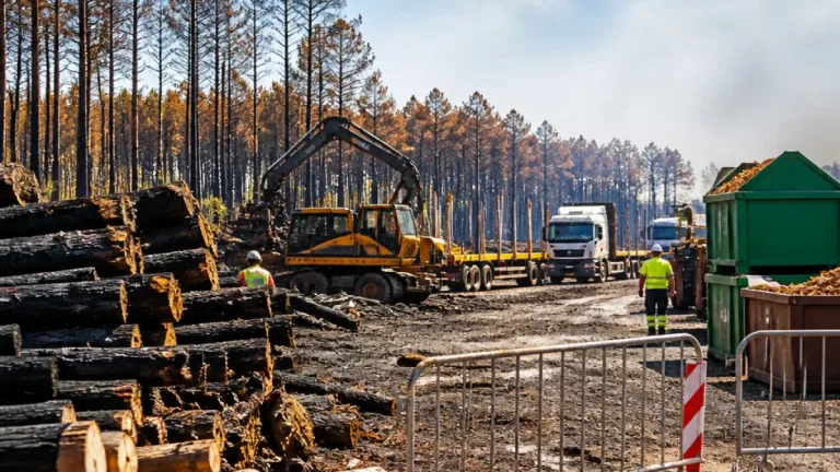 Après le mégafeu en Gironde, la filière forestière des Landes de Gascogne face à un afflux massif de bois