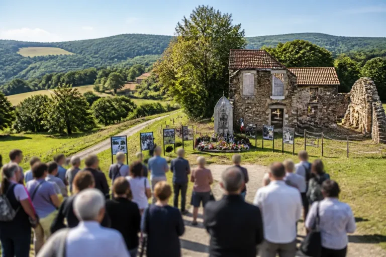 Araules inaugure l'espace mémoriel de Chièze pour transmettre la mémoire de 1944
