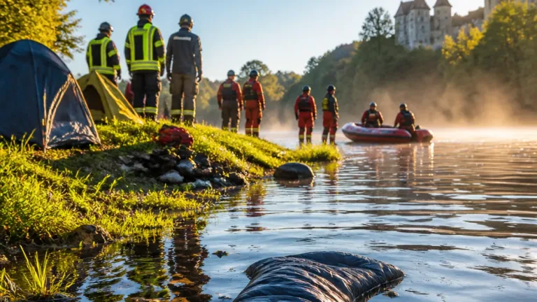 Argentat-sur-Dordogne : un homme porté disparu après une nuit de camping au bord de la rivière