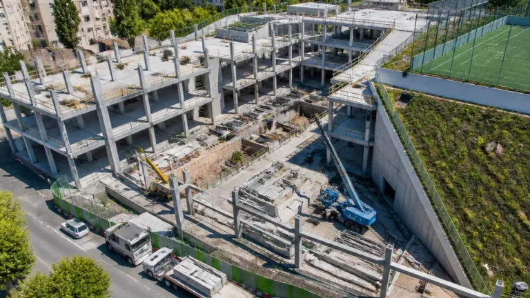 Asnières-sur-Seine : un collège en béton préfabriqué pour limiter les nuisances et accueillir 700 élèves