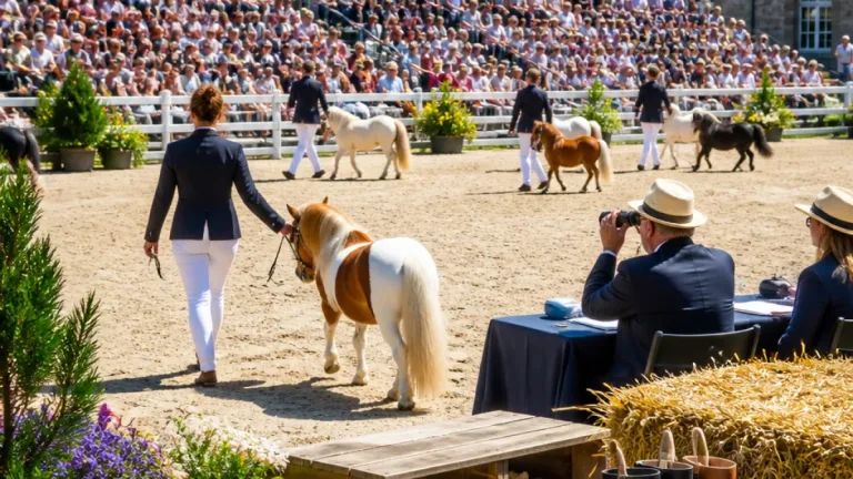 Au Haras de Saint-Lô, les shetlands occupent le devant de la scène au Normandie Horse Show