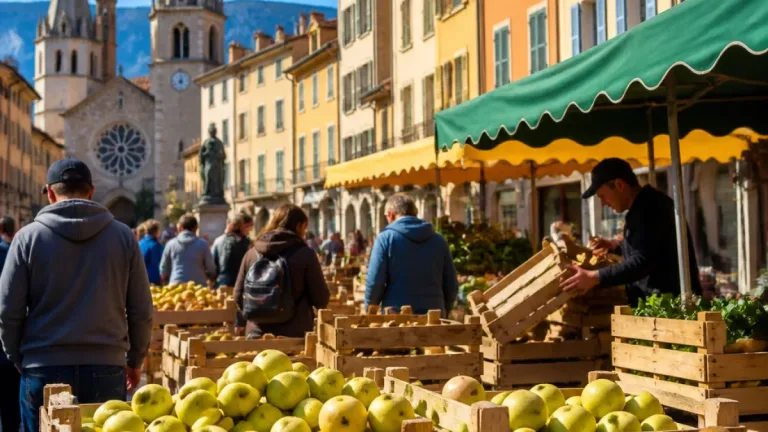 Au marché de Gap, pommes pâles et « fruits moches » peinent à trouver preneur