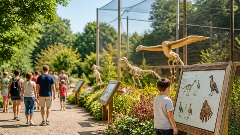 Au parc de Clères, une exposition pour suivre l’évolution « des dinosaures aux oiseaux »