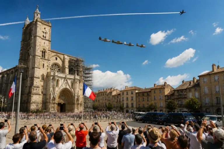 Auch : un 14‑Juillet exceptionnel avec quatre avions vintage et le passage des Rafale