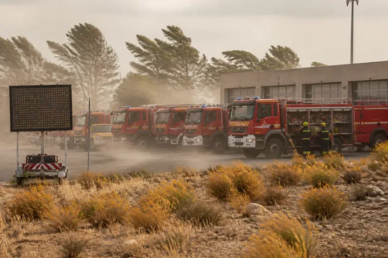 Aude en alerte rouge feux de forêt : tramontane soutenue, renfort de 70 pompiers