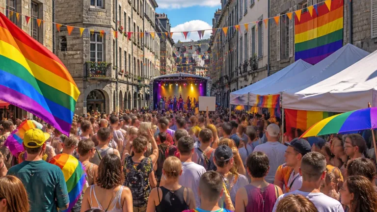 Aurillac : près de 300 personnes défendent les droits LGBTQIA+ lors de la 4e Marche des fiertés