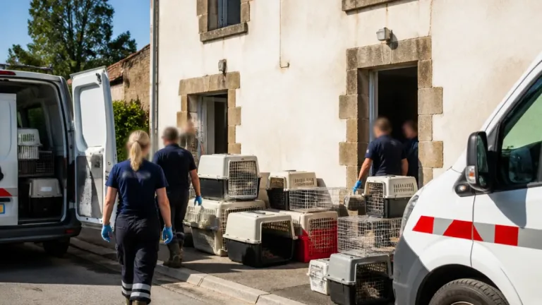 Aux Lucs‑sur‑Boulogne, plus d’une centaine d’animaux découverts dans des conditions alarmantes