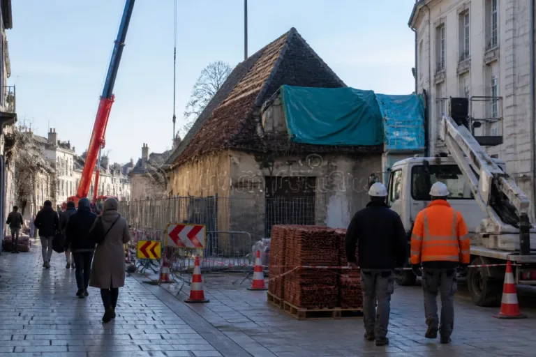 Auxerre: la rue Fourier fermée aux voitures en journée, des travaux urgents lancés