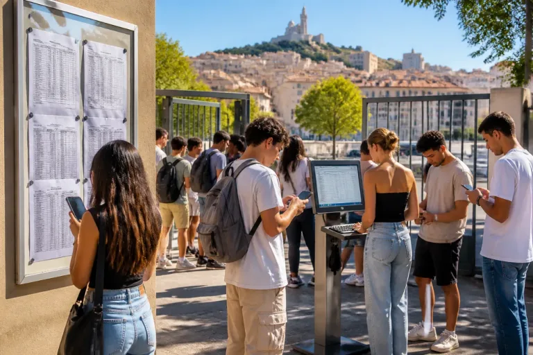 Bac 2026 dans l'académie d'Aix‑Marseille : résultats en ligne pour 30 677 candidats