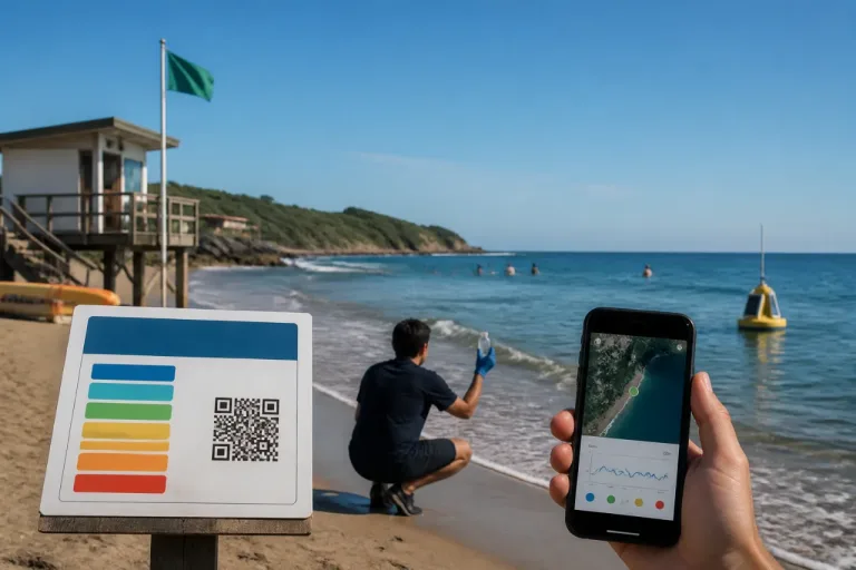 Baignade au Pays basque : 40 M€ par an pour une eau suivie en temps réel et un été sous surveillance