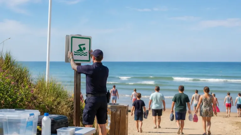 Baignade rouverte à Lion‑sur‑Mer après des prélèvements jugés satisfaisants