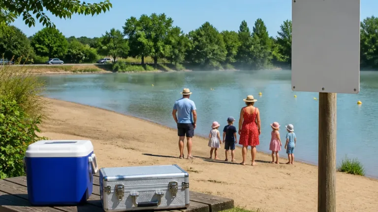 Baignade rouverte au plan d'eau d'Argentré après des analyses conformes